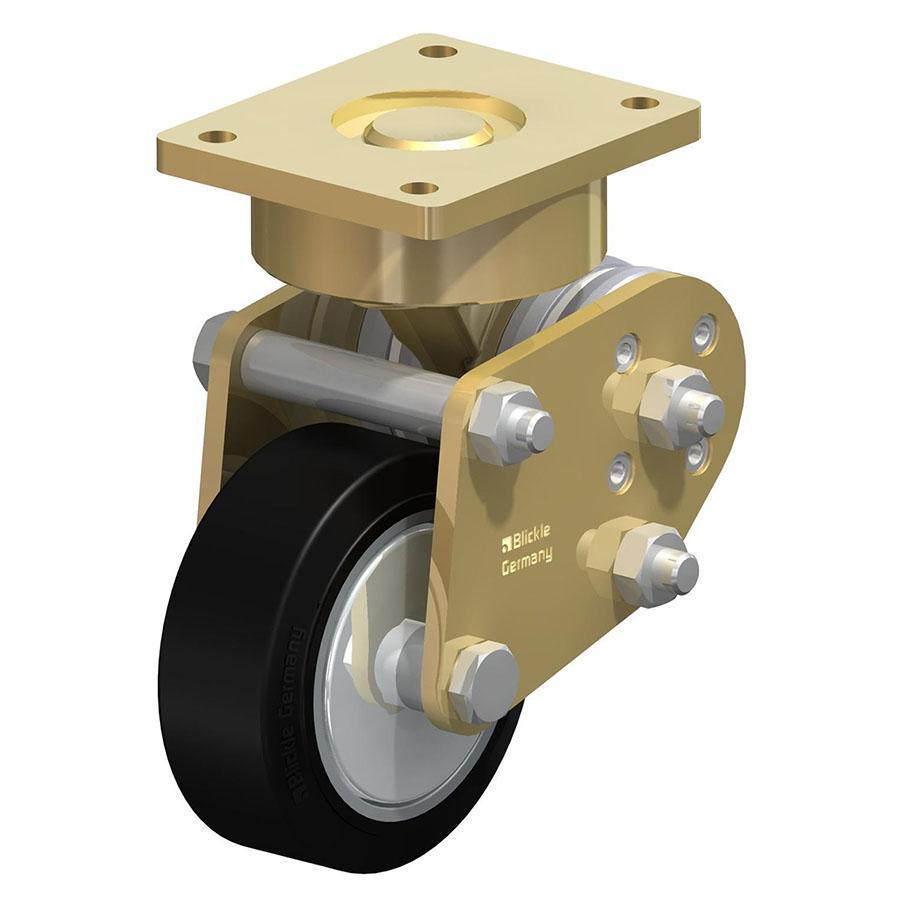 LPFE - Heavy duty swivel caster with polyurethane torsion springs
