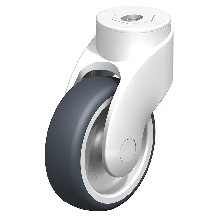 LWK - Synthetic swivel caster Blickle WAVE with bolt hole fitting