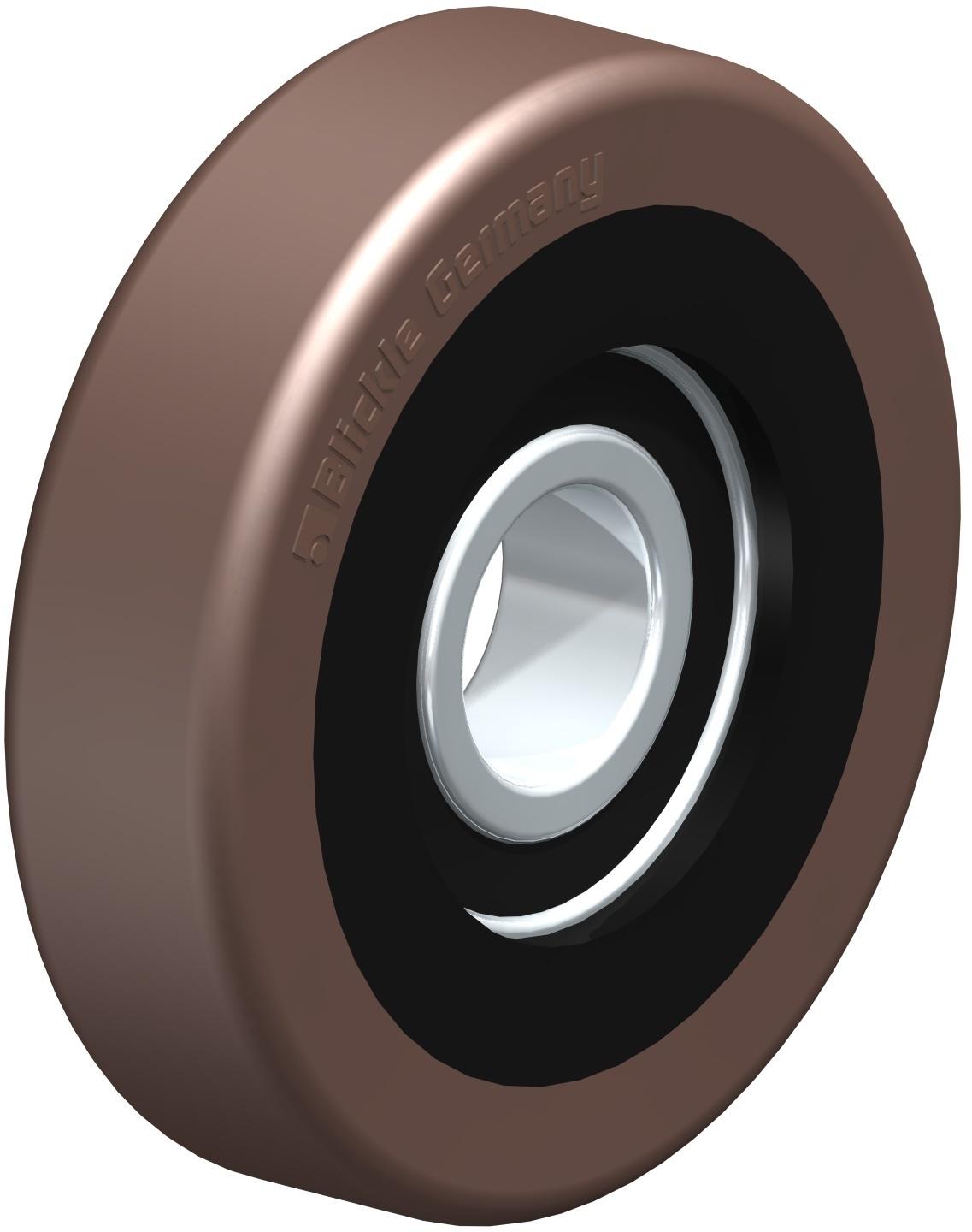 FPOB Guide Roller with Blickle Besthane® Tolyurethane Tread