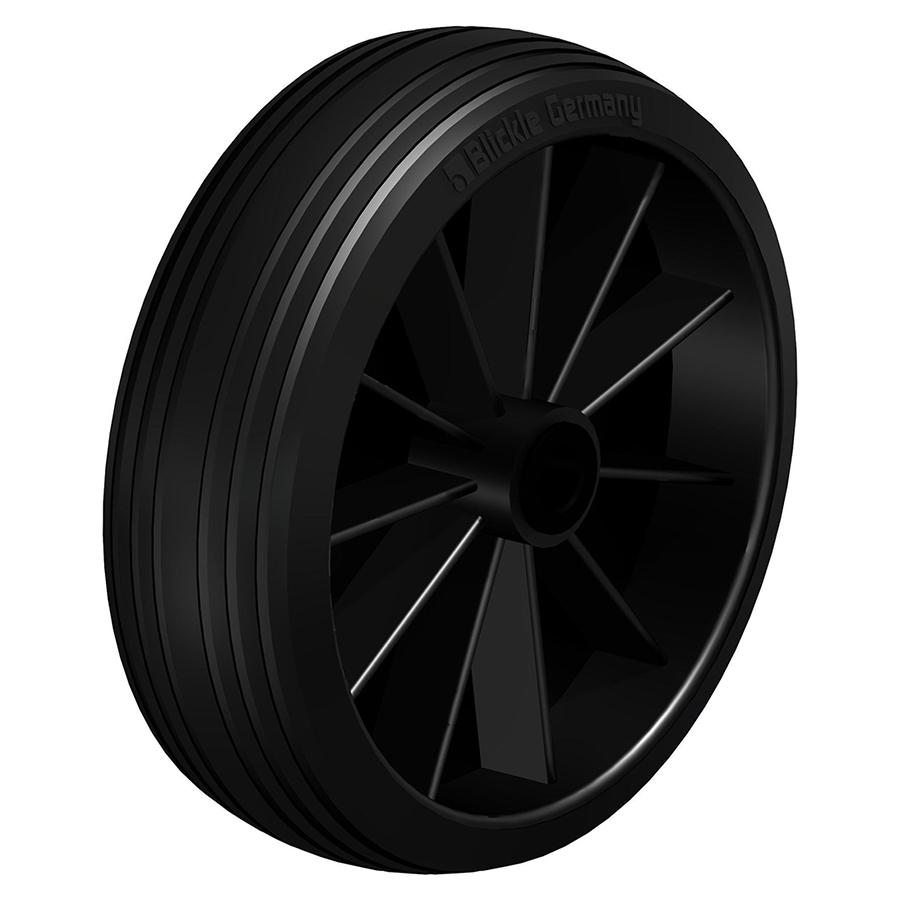 VPE - Wheel with standard solid rubber tyres