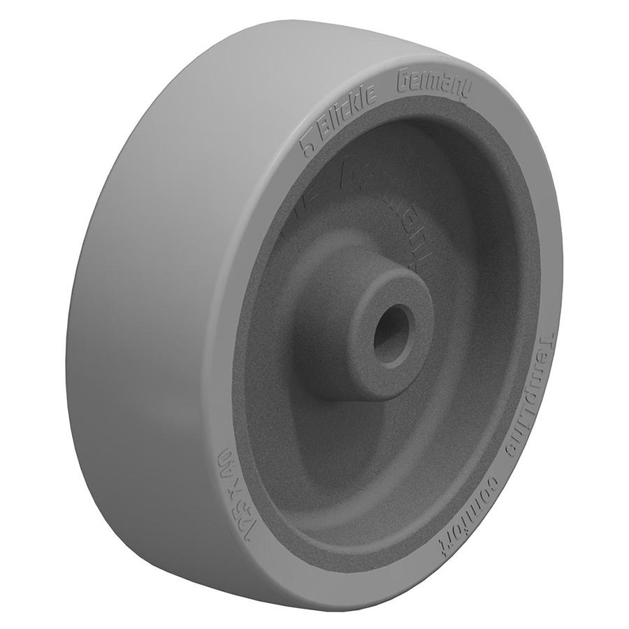 POSI - Heat-resistant Blickle TempLine® Comfort wheel with silicone rubber tread