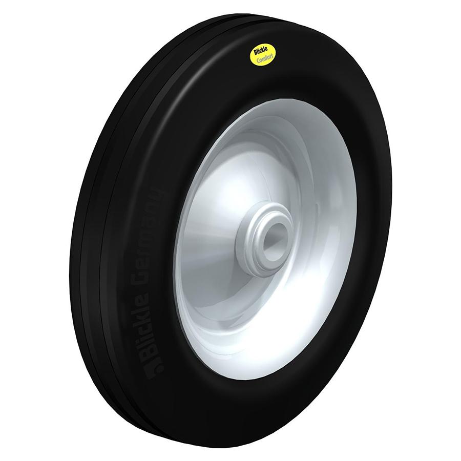 RD - Wheels with ‘Blickle Comfort’ two-component solid rubber tyres