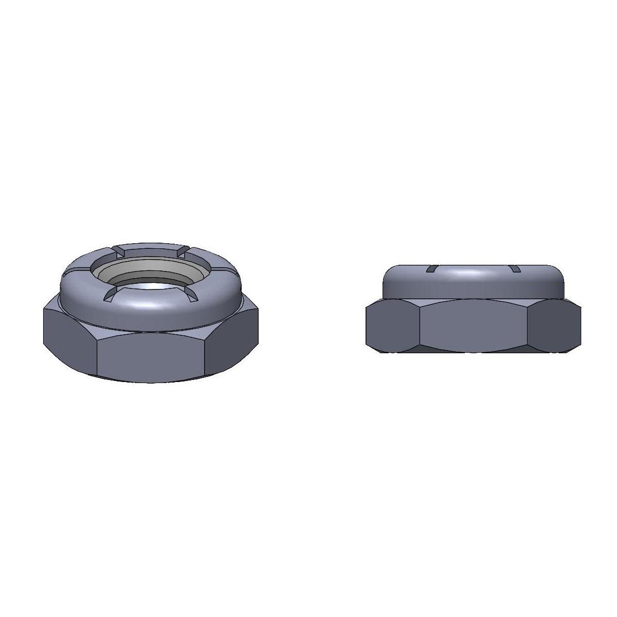 Nylon Insert Locknuts, Thin Pattern