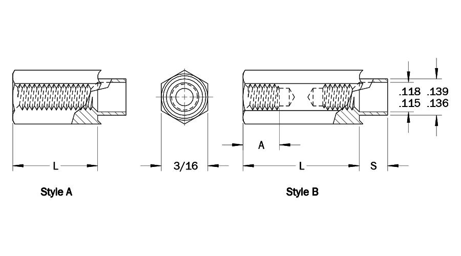 HSST Hex Swage Standoffs – Binding