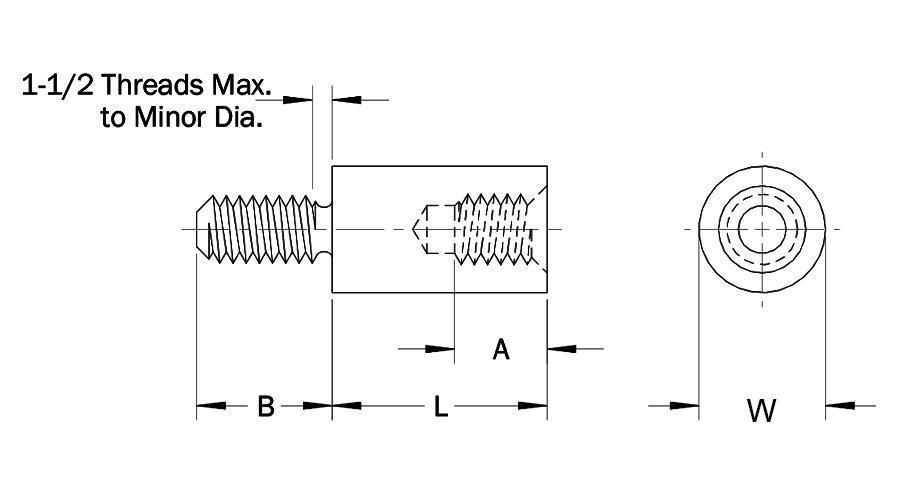 RMF Round Male-Female Standoffs