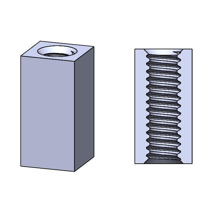 SST Square Female-Female Standoffs