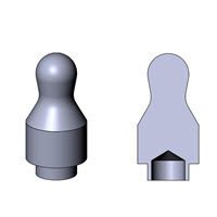 BS13 Swage-In Ball Studs